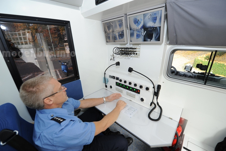 Egal ob Lkw oder Bus: Aus der Kommandozentrale an Bord wird alles überwacht.