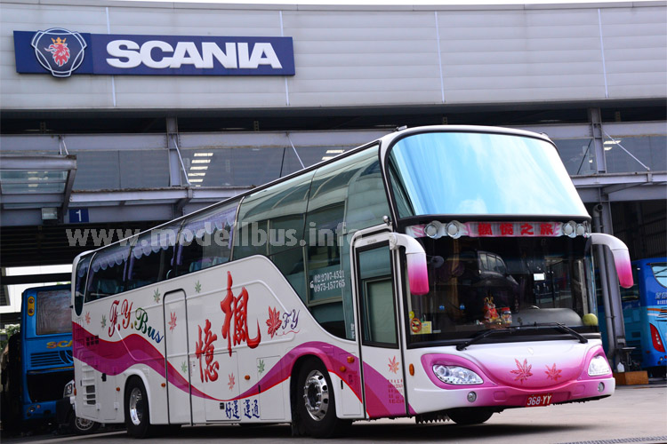 Mehr als 600 Chassis lieferte Scania im Jahr 2014 in Taiwan aus.