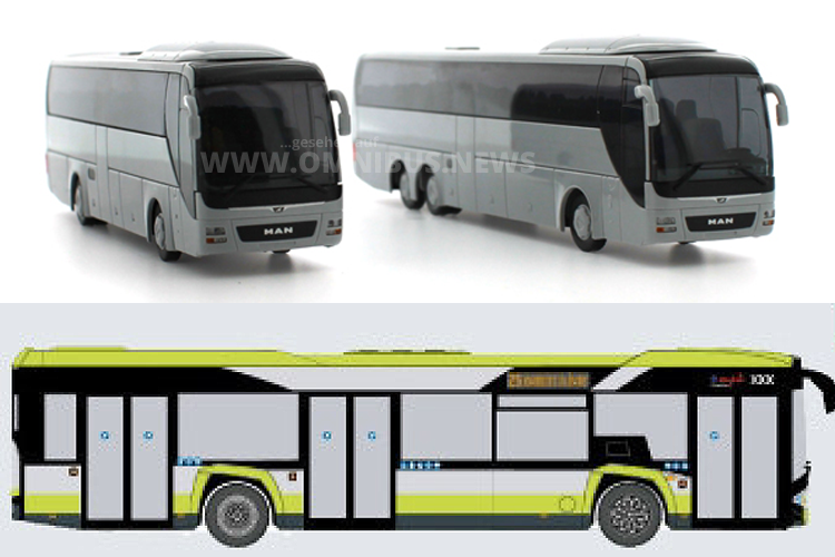 Rietze und VK Modelle kündigen im Vorfeld schon neue Modellbusse an.
