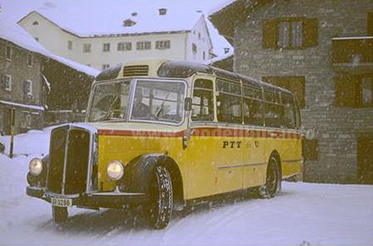 Saurer LC 4 - Das Vorbild für den Modellbus im Maßstab 1/87 von Arwico.