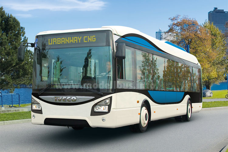 Offizieller Shuttlebus der Expo 2015: Iveco Bus Urbanway CNG. 
