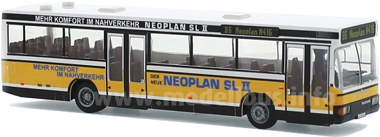 Neu im Neoplan-Shop: Der N 416 SL II im Vorführdesign. 