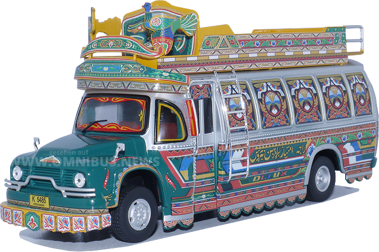 Neu in der französischen Sammelserie: Ein Bus aus Pakistan auf Bedford TJ-Basis.