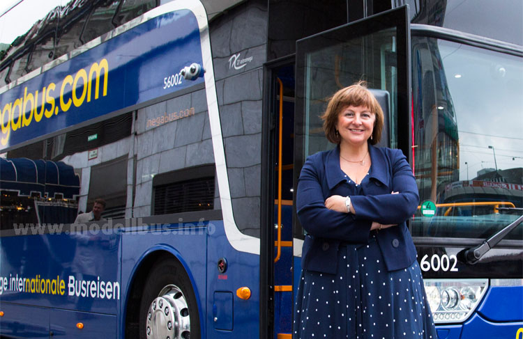 Elisabeth Esnouf ist bei Megabus für die Entwicklung zuständig - in Deutschland will der Fernbusanbieter weiter expandieren.