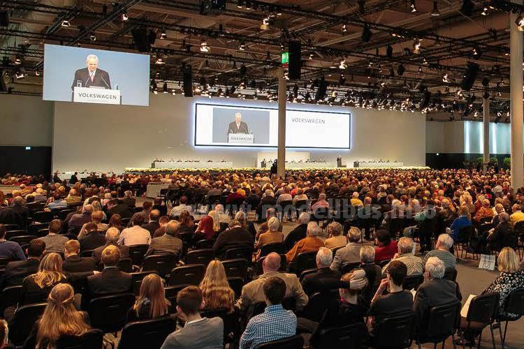 Hauptversammlung der Volkswagen AG am 4. Mai 2015. 