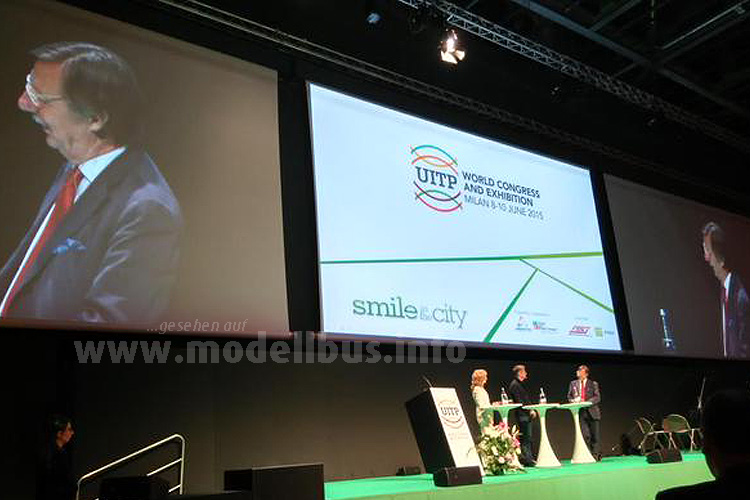 Der 61. UITP-Kongress fand 2015 in Mailand statt. 