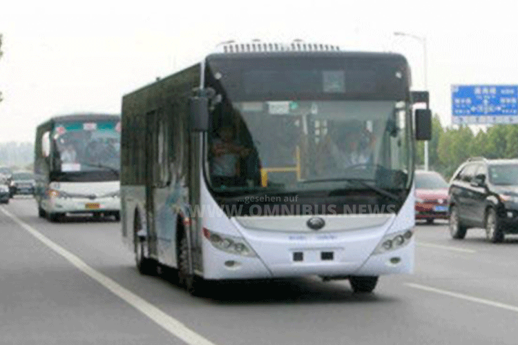 Yutong hat erfolgreich das autonome Fahren mit einem Linienbus in China errpobt. Foto: Yutong