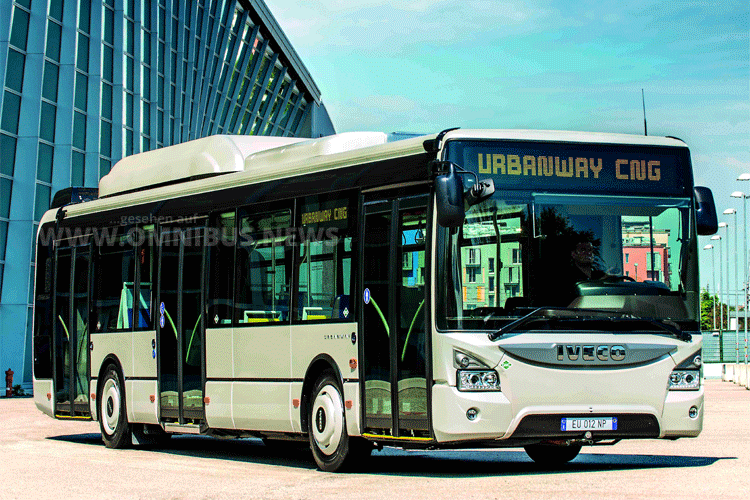 Iveco Urbanway in CNG-Ausfphrung. Foto: Iveco