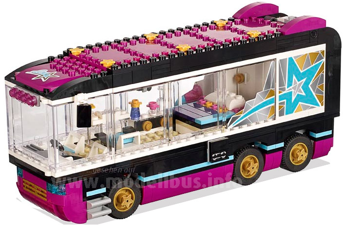 Neu: Ein Tourbus von Lego. Mit weiteren Sets lässt sich so das Erlebnis Casting nachsspielen. 