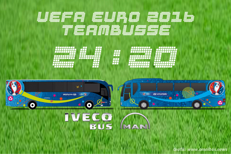 Teambusse UEFA EURO 2016