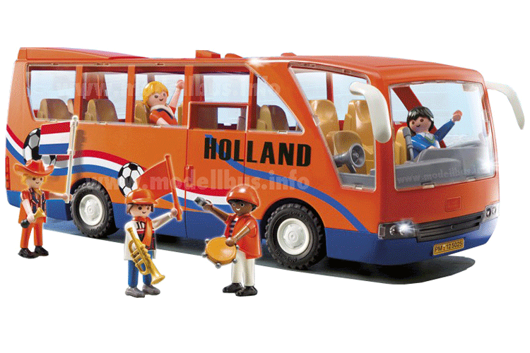 Holländischer Fanbus von Playmobil. Foto: Playmobil