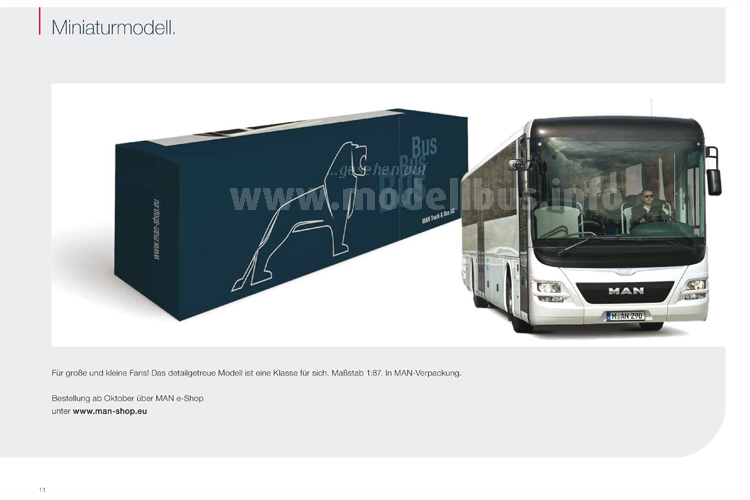 MAN kündigt im neuen Marketing-Toolkit zum Lions Intercity auf Seite 11 auch einen Modellbus an! 
