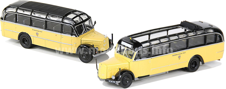 Starline Models hat mit dem Saurer und Gräf & Stift zwei weitere Modellbusse ausgeliefert. 