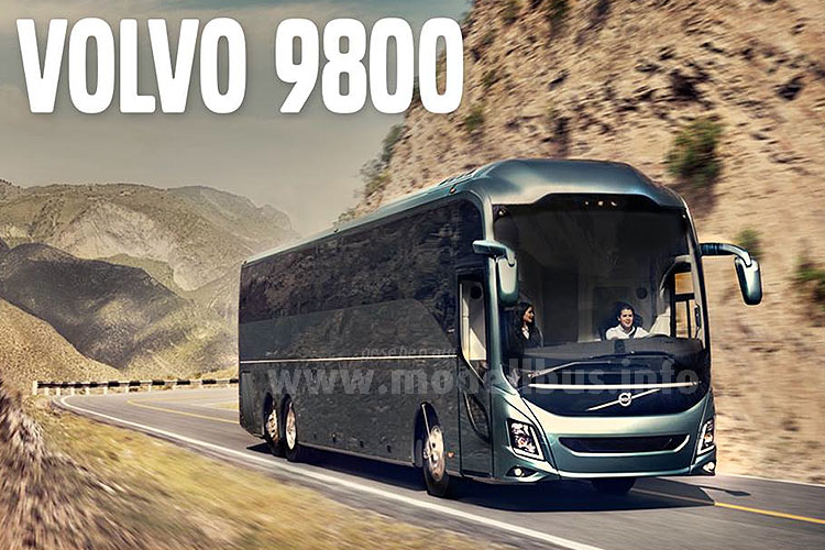 In der Werbekampagne von Volvo ist der neue Reisebus - mit Blick auf die Linienführung - richtig gut in Szene gesetzt!