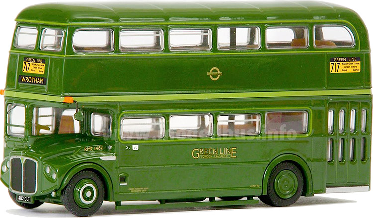 Mit einem AEC Routemaster in Greenline-Ausführung ergänzt der Shop des London Transport Museums sein Angebot an Modellbussen.