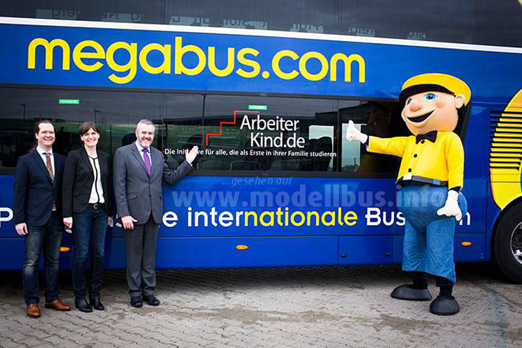Megabus engagiert sich für die gemeinnützige Bildungsinitiative ArbeiterKind.de. 