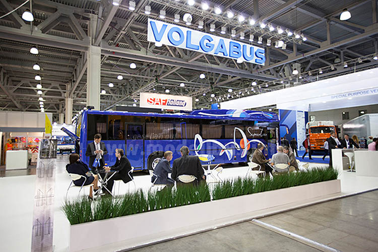 Volgabus hat den neuen Serpentine in den Mittelpunkt auf der Comtrans 2015 gerückt. 