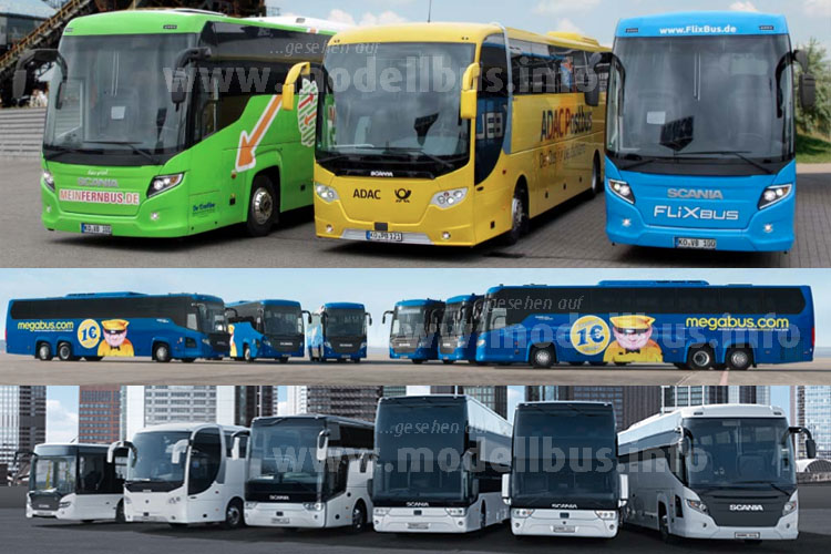 Scania bietet vom Linienbus bis zum Reisebus-Doppeldecker ein breites Portfolio. 