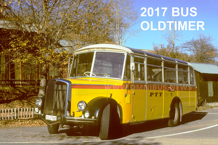Ab sofort verfügbar: Der Bus Oldtimer Kalender 2017 von Jörg Biegger aus der Schweiz. Foto: Biegger
