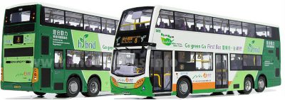 Hong Kong erprobt grüne Busse