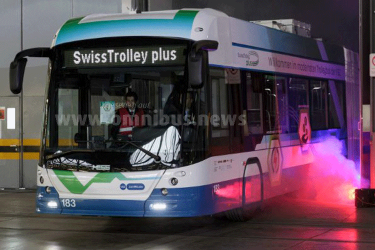 Trolleybus plus Batterie