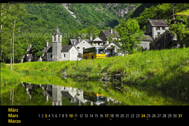 Postauto-Kalender