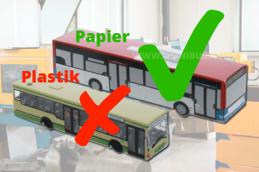 Papier- statt Plastikbusse