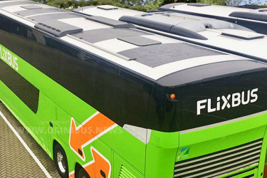Flixbus mit Solarpanel
