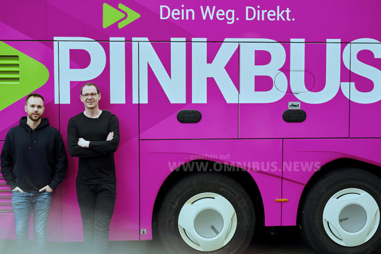 Pinkbus mit Investor