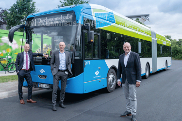 E-Gelenkbus-Premiere