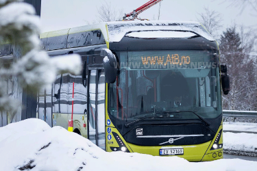 Nördlichste E-Bus-Flotte