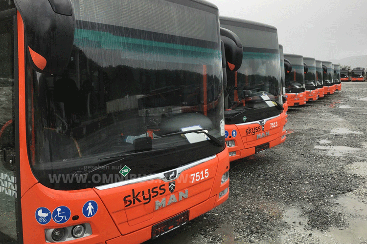 125 Biogas-Busse für Bergen