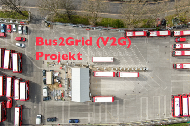 Bus2Grid mit 28 E-Bussen