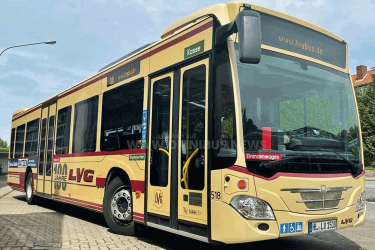Retro-Bus zum Jubiläum