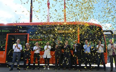 1. E-Bus bei RBS in Betrieb