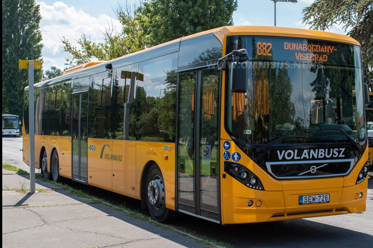 50 Volvo für Volánbusz