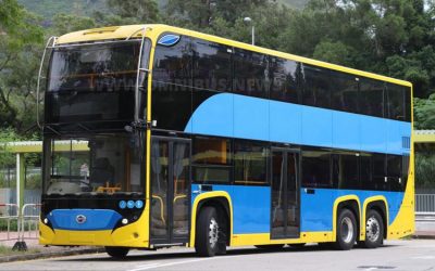 Neuer E-Bus-Doppeldecker