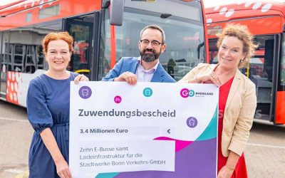 Zehn E-Busse für Bonn