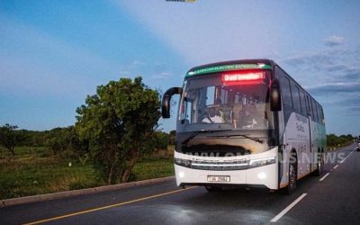 Mit dem E-Bus durch Afrika