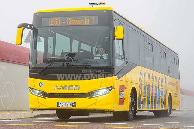 Iveco Bus fährt Lego Ungarn