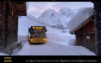 PostAuto-Wandkalender