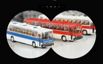 Brekina mit Ikarus 250