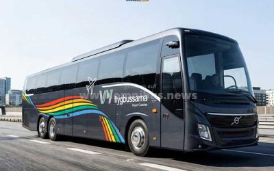Vy fliegt auf Volvo Buses