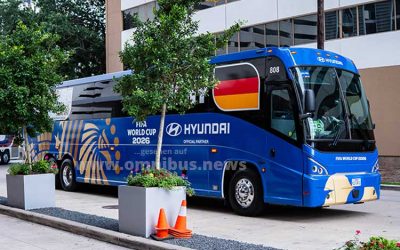 Der „Germany“-Teambus