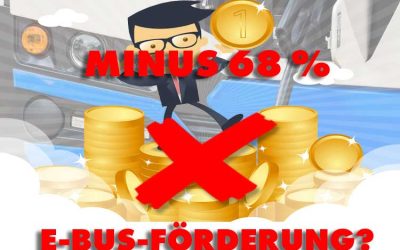 E-Bus-Förderung -68% ?